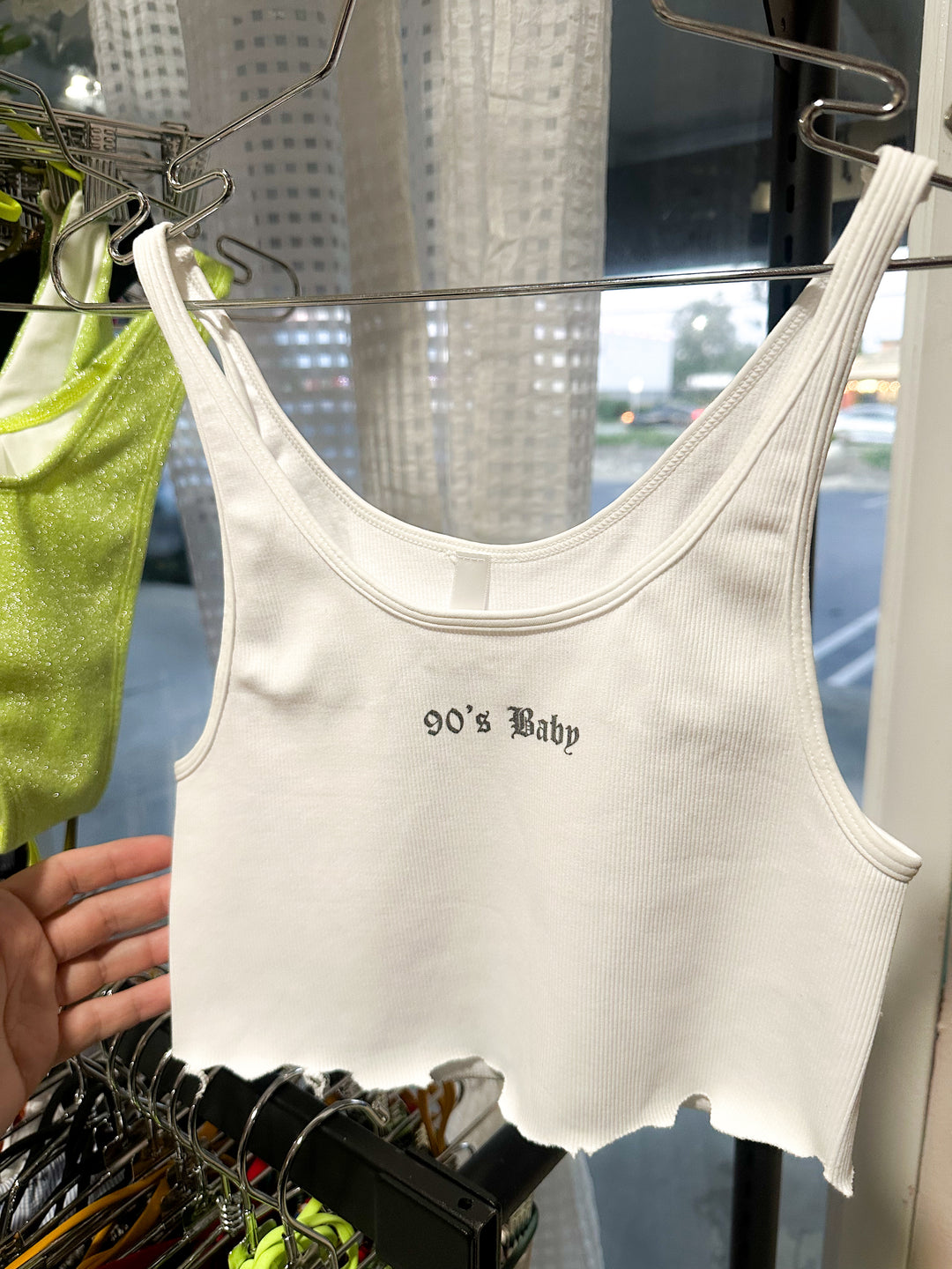 90's baby Crop Tank